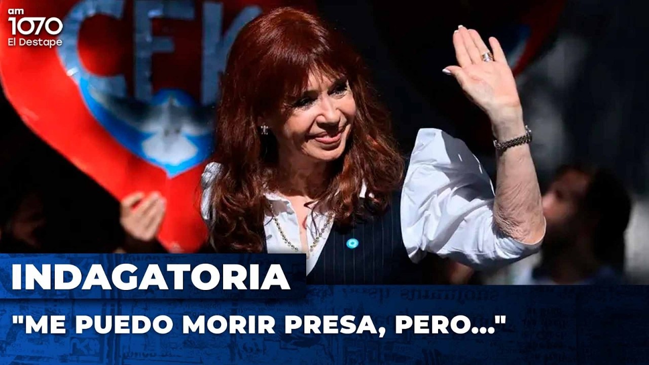 ⚠️ Cristina Fernández de Kirchner realizó la declaración indagatoria en la Causa Cuadernos
