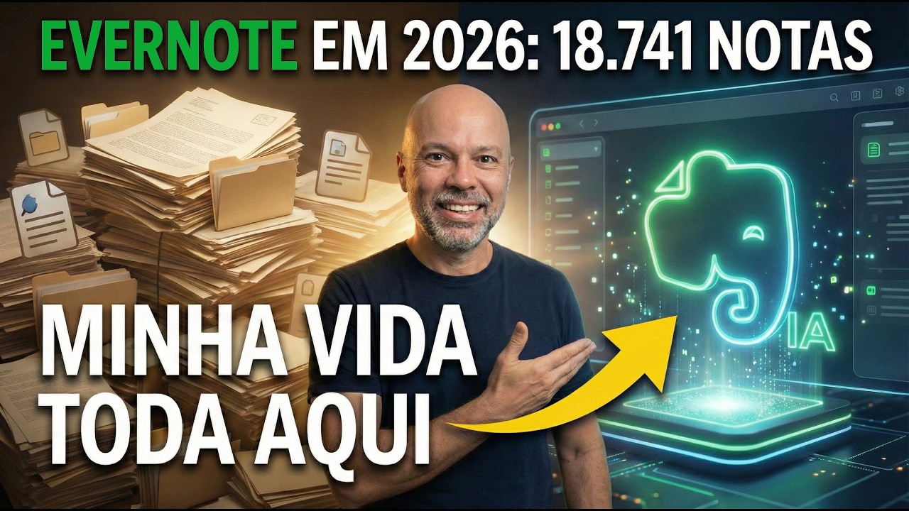 🐘 Evernote em 2026: 17 Anos de Uso e 18.741 Notas – Ainda Vale a Pena?