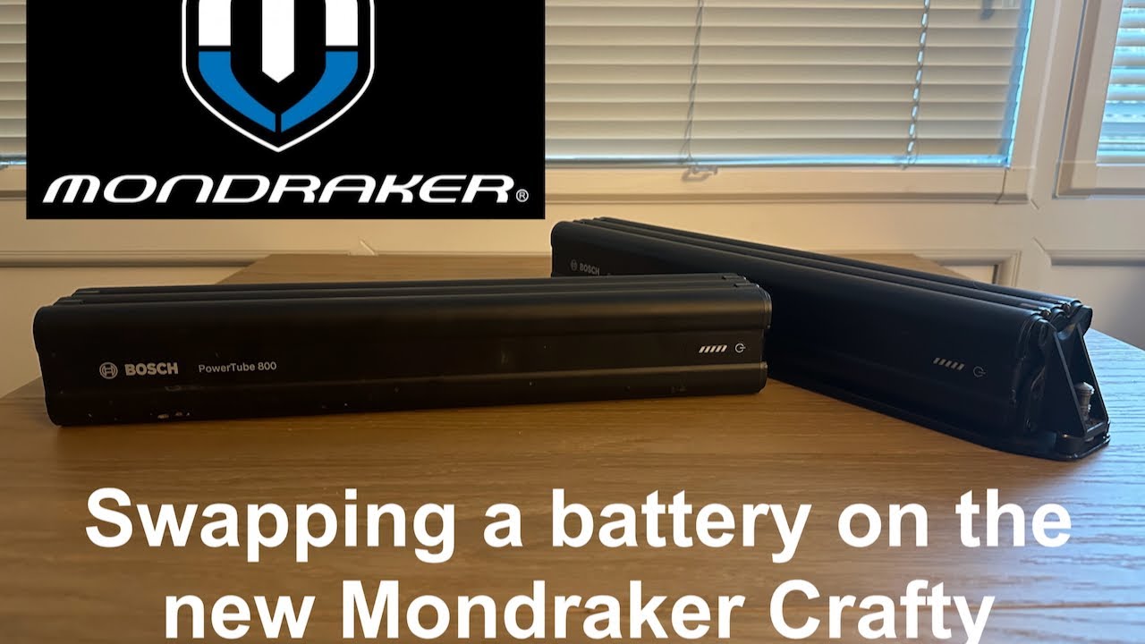 Swapping the battery on a NEW Mondraker Crafty Carbon 2025