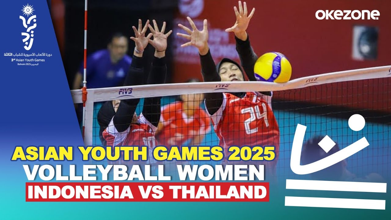 🔴VOLLEYBALL WOMEN - LIVE ASIAN YOUTH GAMES 2025 | INDONESIA VS THAILAND | 27/10