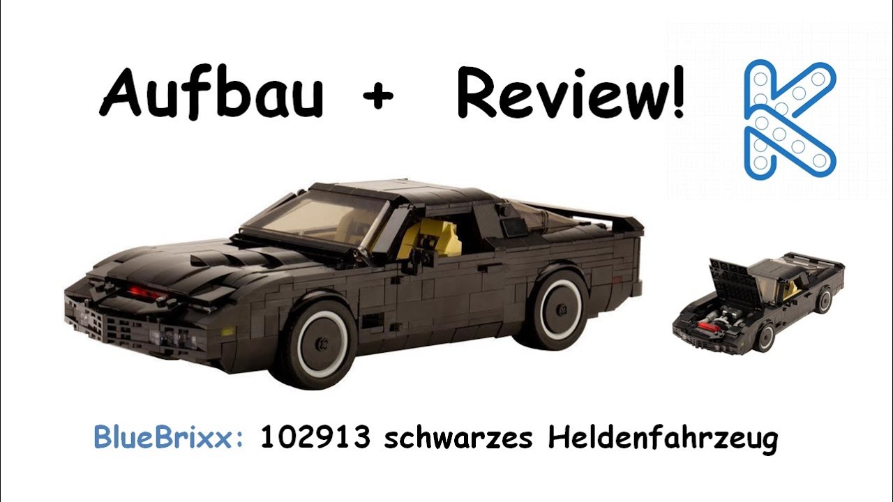 Weniger Kratzer aber 50 Shades of Black! Bluebrixx 102913 schwarzes Heldenfahrzeug