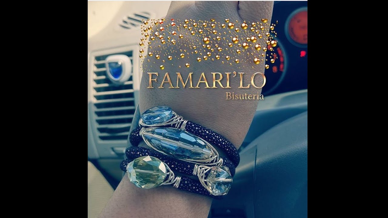 Pulsera de 3 cueros (BISUTERIA)
