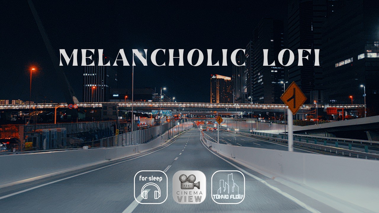 Tokyo Night Drive on the Shuto Expressway | 1 Hour of Melancholic Lo-Fi for Sleep | Cinematic 4K