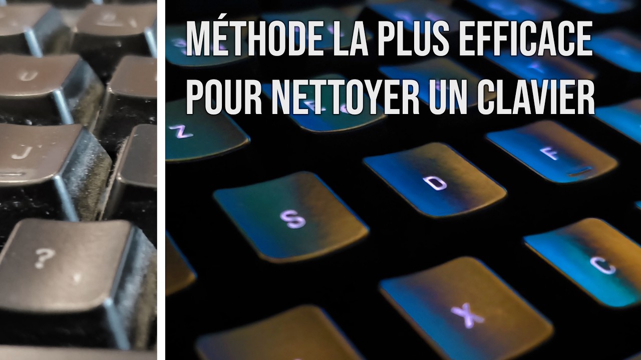 Ne perds pas ton temps, regarde cette vidéo avant de nettoyer ton clavier ⌨️✨