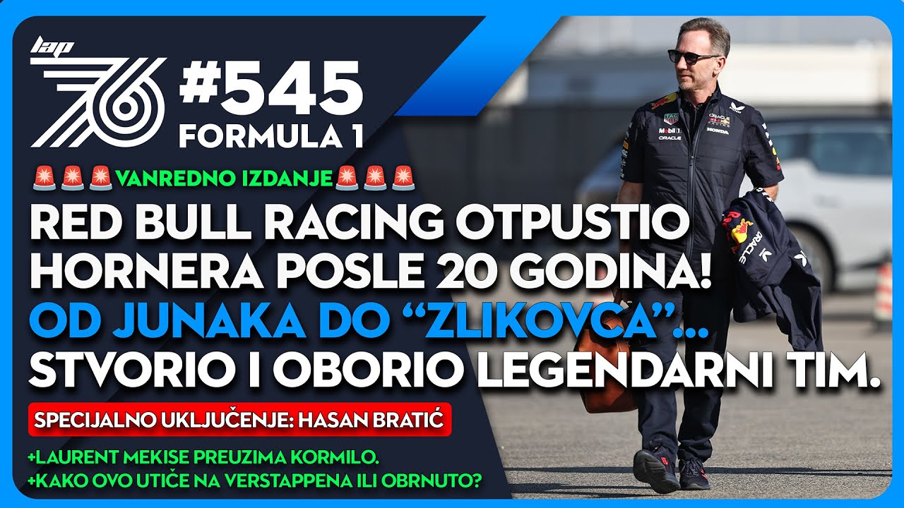 Lap 76 #545 F1 Počinje nova era za Red Bull - da li može biti podjednako uspešna?