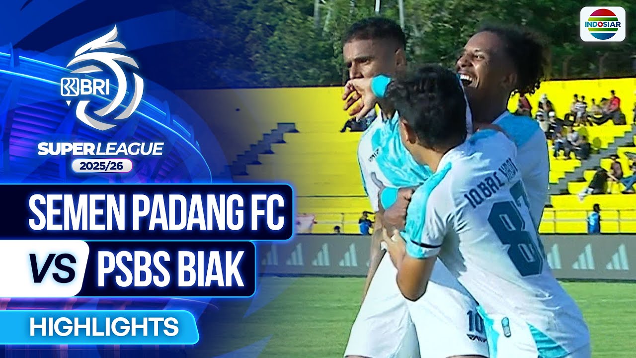 Semen Padang FC VS PSBS Biak - Highlights | BRI Super League 2025/26