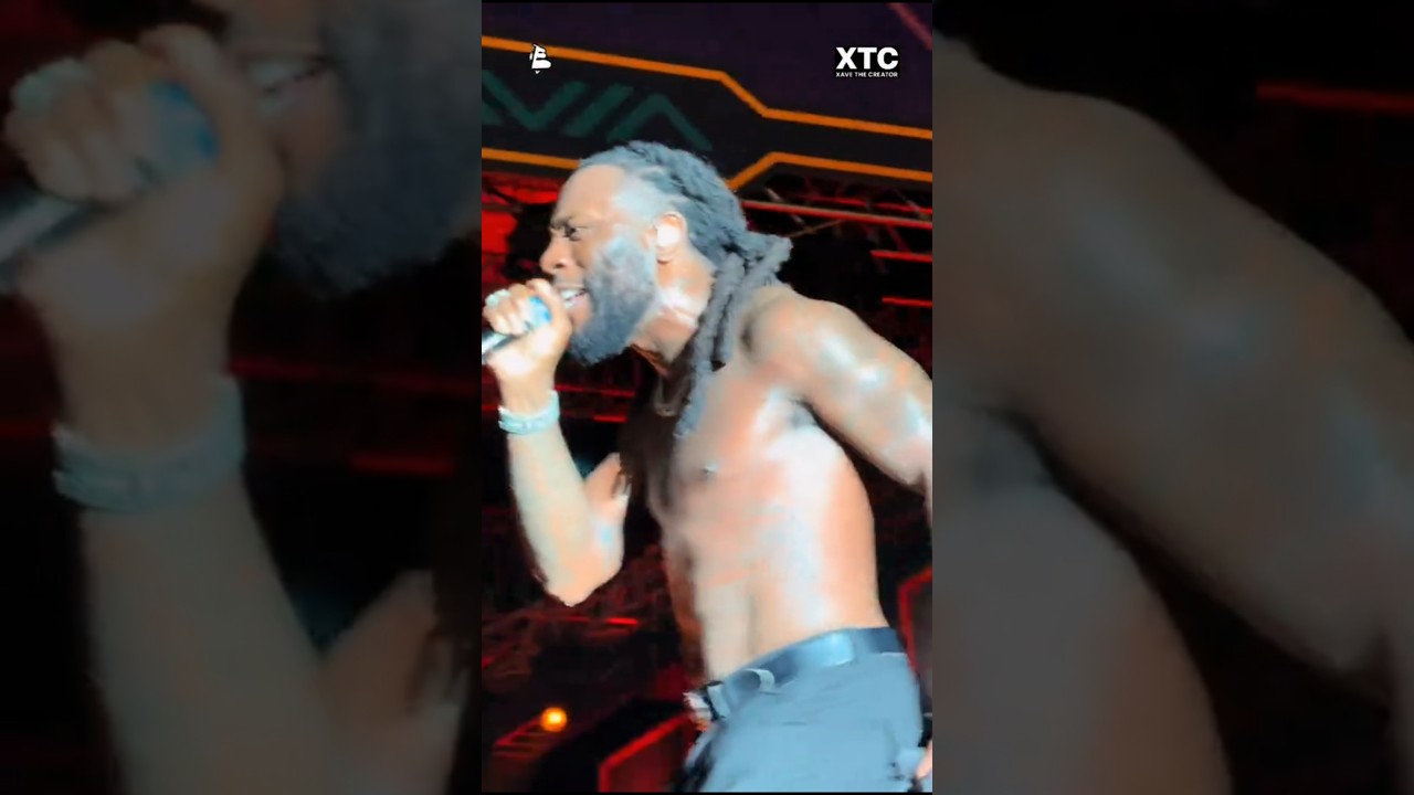 Burnaboy in welove eya festival #b&eacute;nin Benin #himra #fanicko #wiskid #davido #tiwasavage #rema