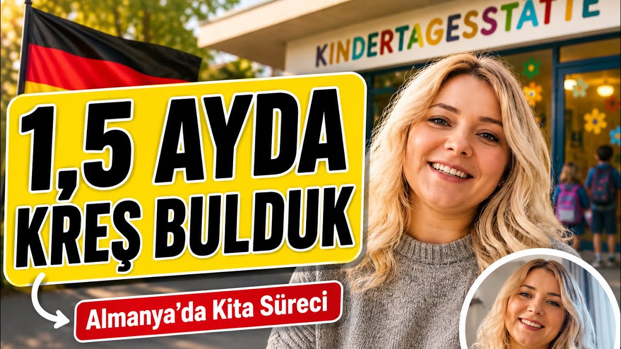 Almanya'da Kindergarten Sürecimiz 💛 1,5 ayda nasıl bulduk adım adım anlattım 🎒🏫