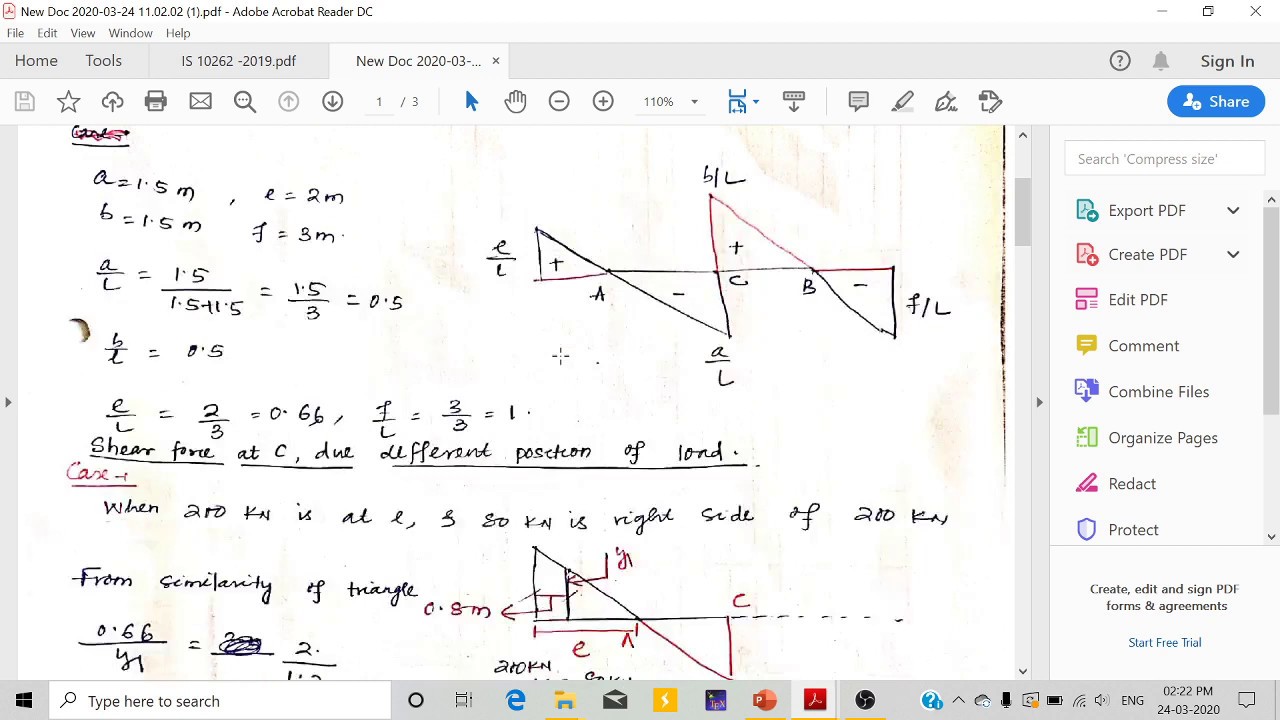 Problem on Influence Line Diagram of Overhang beam - L4