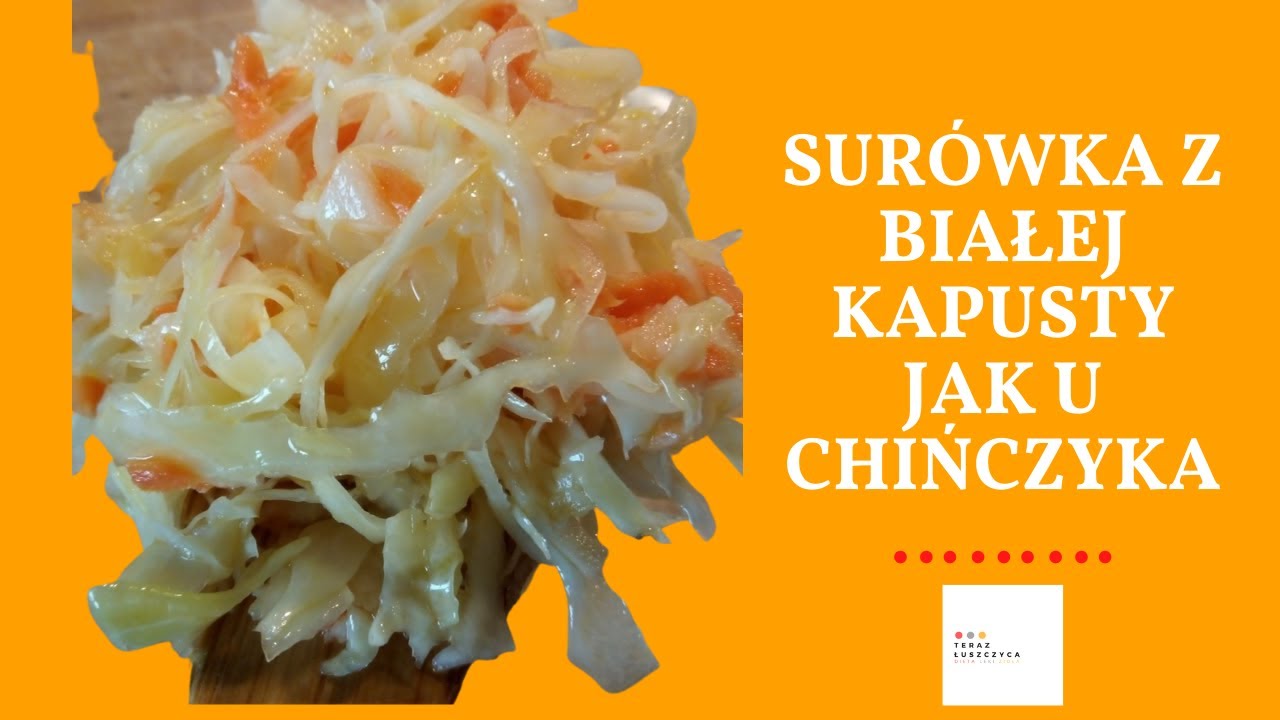 Surówka z białej kapusty 