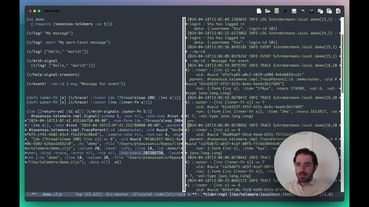 Introducing the Telemere structured telemetry library for Clojure/Script