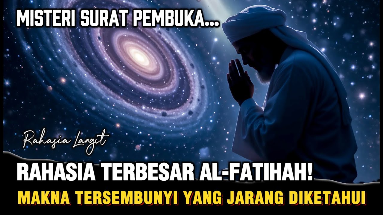 HAKIKAT RUH AL-FATIHAH✨ SURAT PEMBUKA JALAN RUHANI | RAHASIA MA'RIFAT DALAM TIAP AYAT 🌌