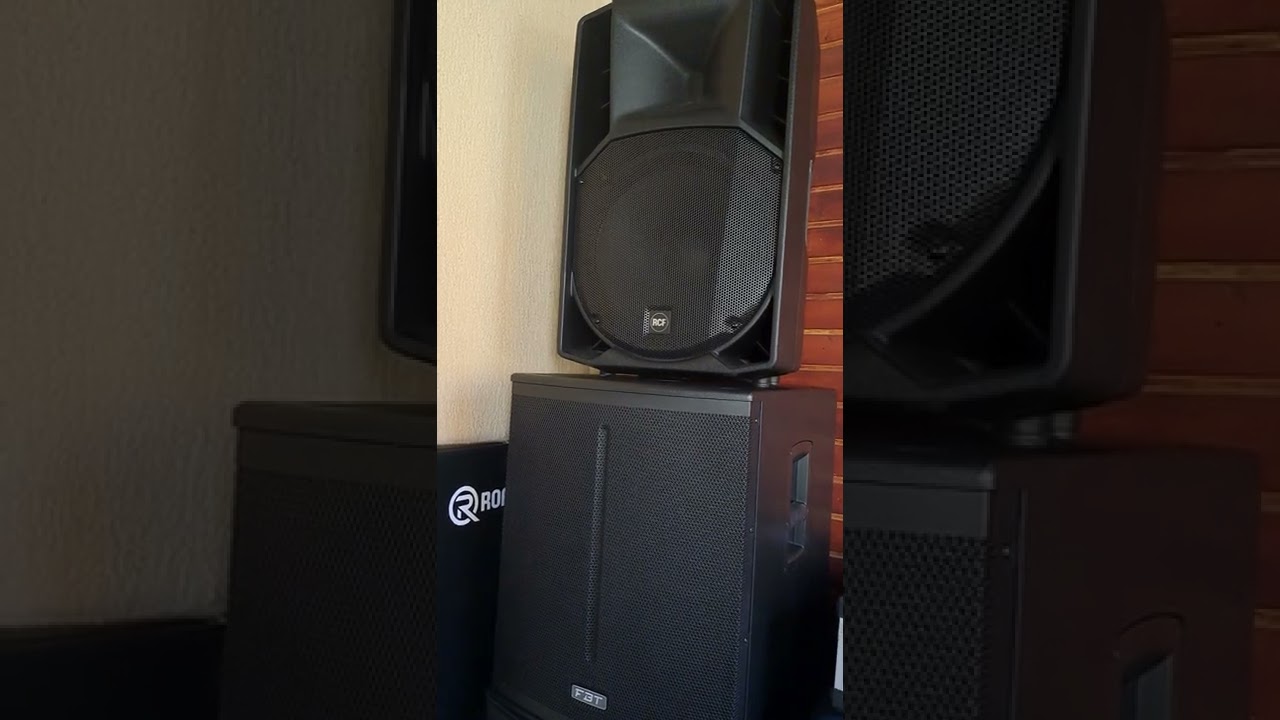 Test sunet #Rcf 715a mk4 + #fbt x-sub 115sa #dj #iulianbezea