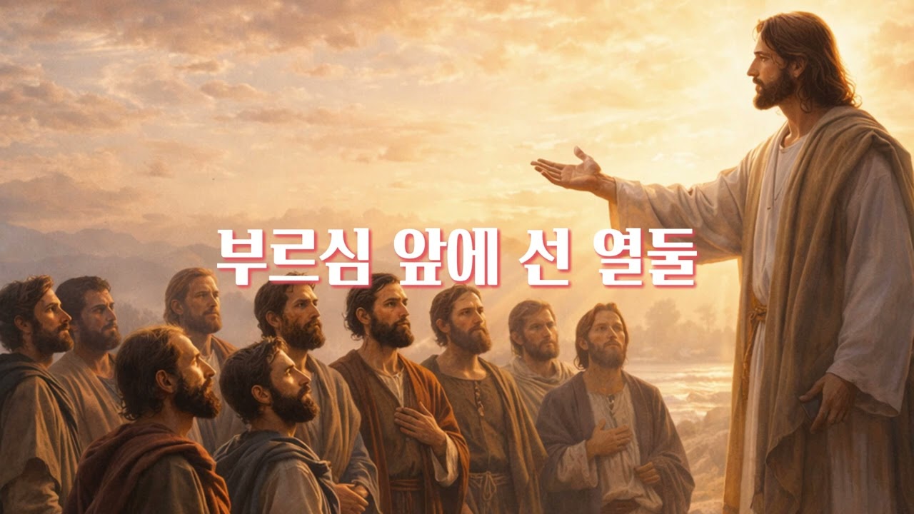 부르심 앞에 선 열둘(오늘,우리가 그 자리에 서다)#ccm #말씀묵상#ccm찬양 #오늘의고백 #CCM#찬양#말씀찬양