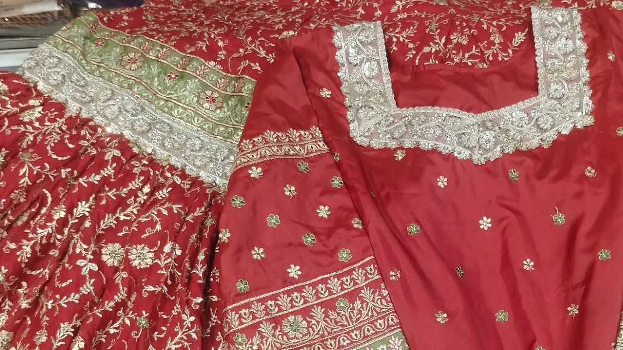 Chiffon Zari work bridal Garara ❤️ contact:9213151914✨Maulana Cloth House