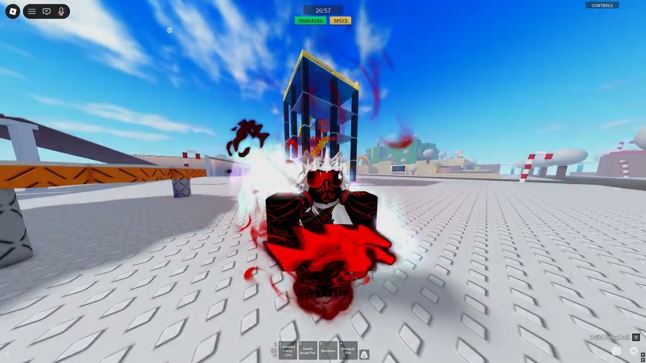 Corrupted Candy Cane and Snow Shovel Showcase #combatwarriors