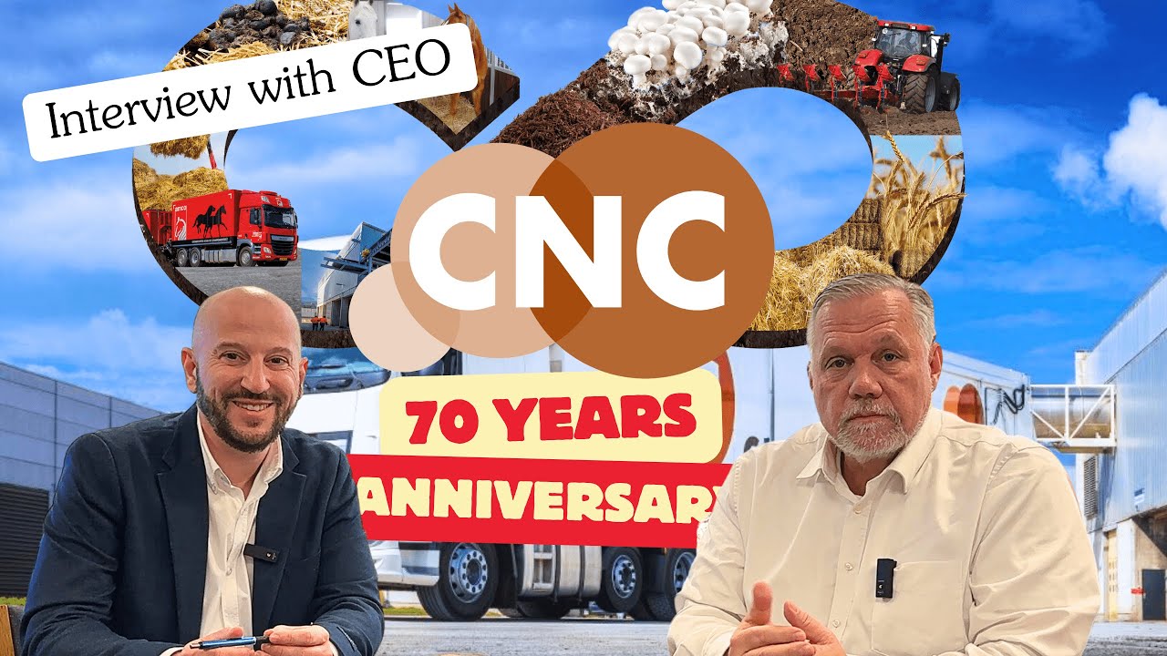 CNC Mushroom Substrate producer celebrates 70 years. Interview with Eric van Asselt, company CEO