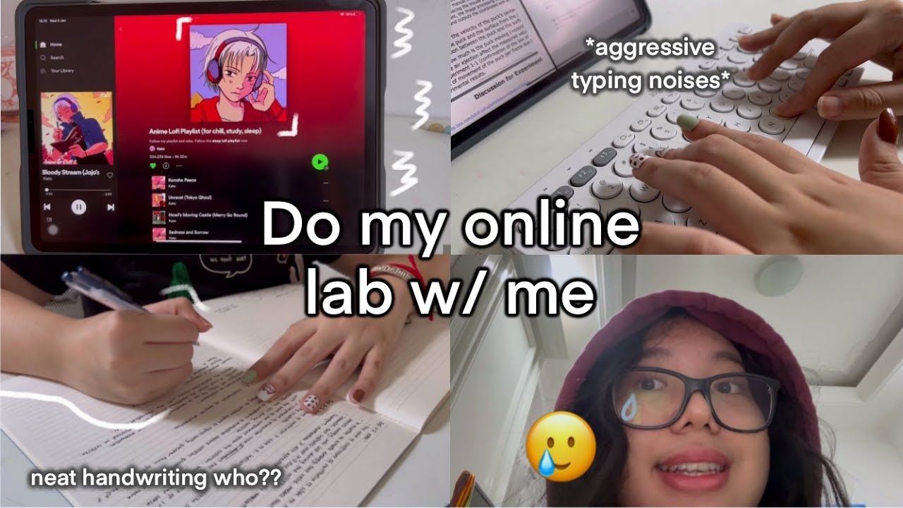 What it&rsquo;s like to do an online lab in university | do my lab w/ me :)