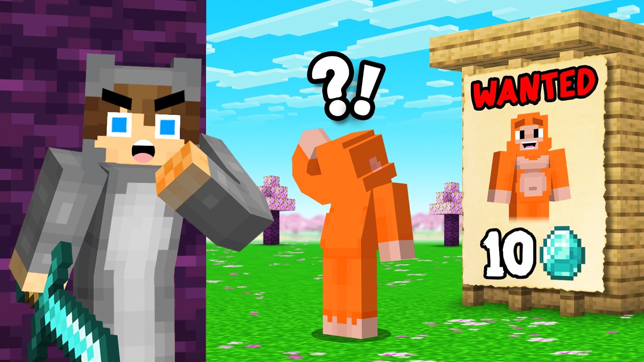 Я назначил награду за голову своего лучшего друга на острове Черри в Minecraft.