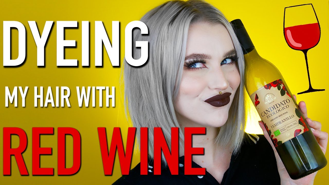 Dyeing My Hair With RED WINE!! 🍷 | Evelina Forsell