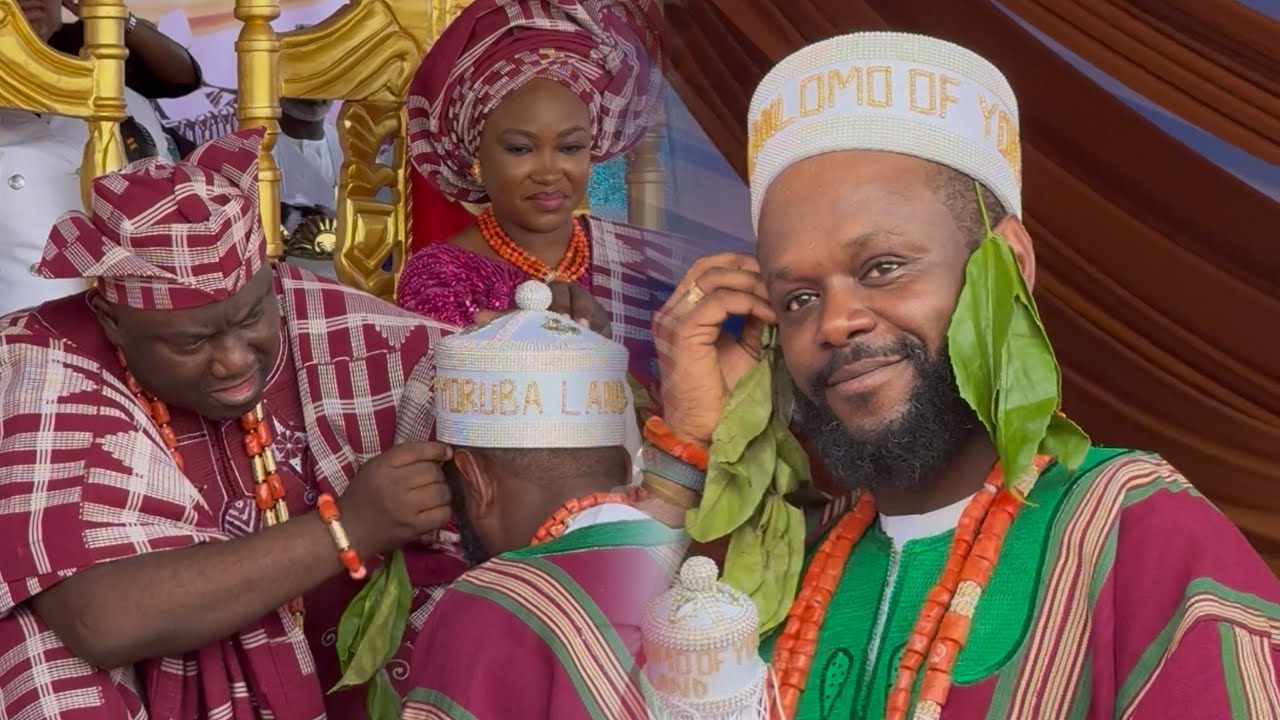 FINALLY ALAFIN OF OYO AND HIS QUEEN MADE SEYI TINUBU THE OKANLOMO OF YORUBA LAND, NO MORE WAR!