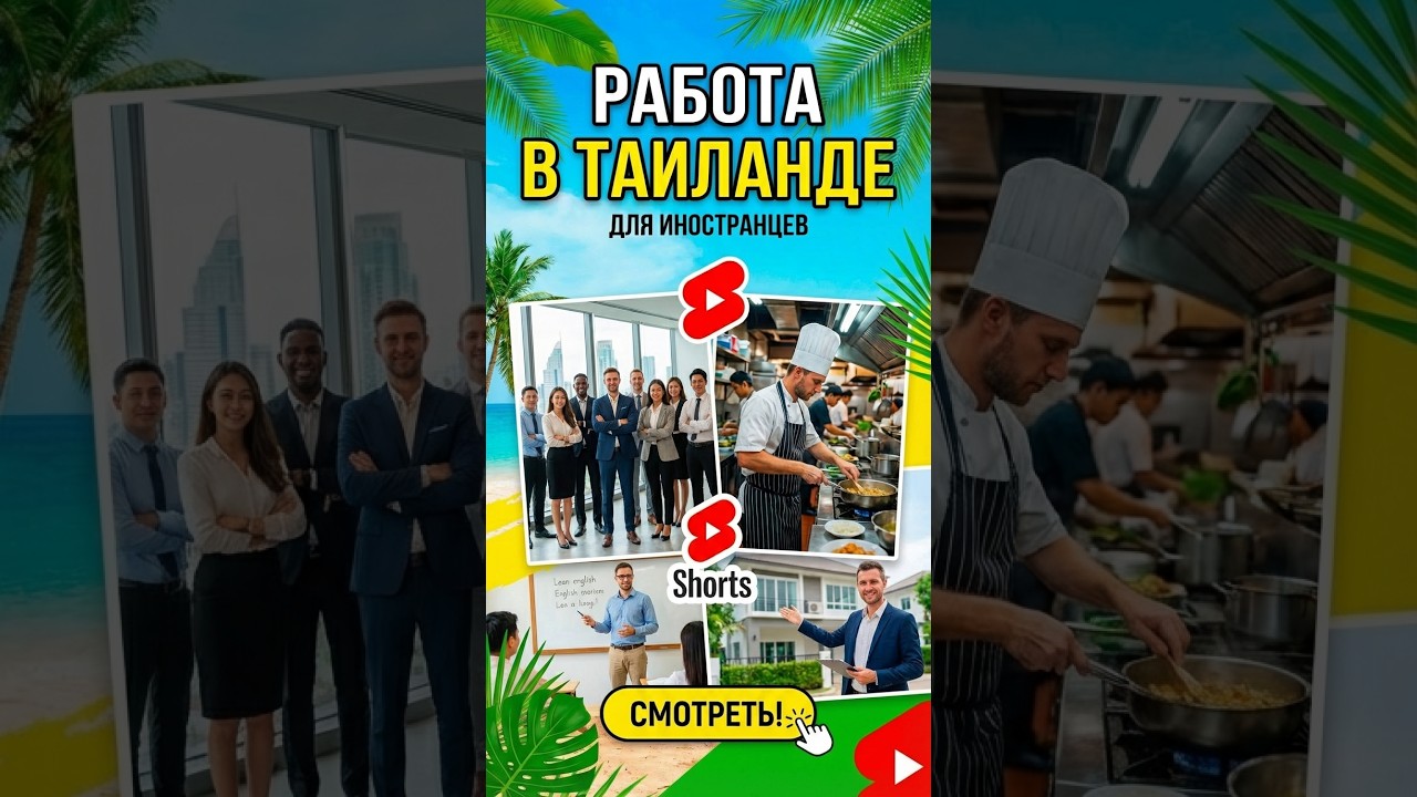 Работа в Тае. 39 запретов. Поймают без пермита — депортация. #таиланд #работа #фаранг #бизнес