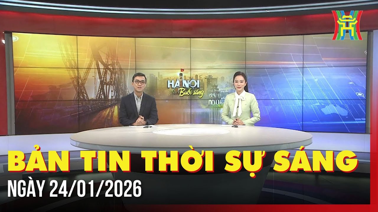 Thời sự Hà Nội sáng 24/01/2026: Mãn nhãn màn pháo hoa chào mừng thành công Đại hội XIV của Đảng,...