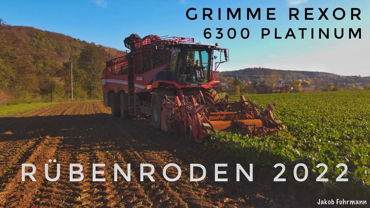 Rübenernte 2022 // GRIMME REXOR 6300 Platinum - Dji Mini 2 [4k]