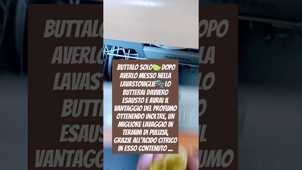 Quando spremo il succo del limone, poi la sua buccia, non finisce mai direttamente😱in pattumiera...