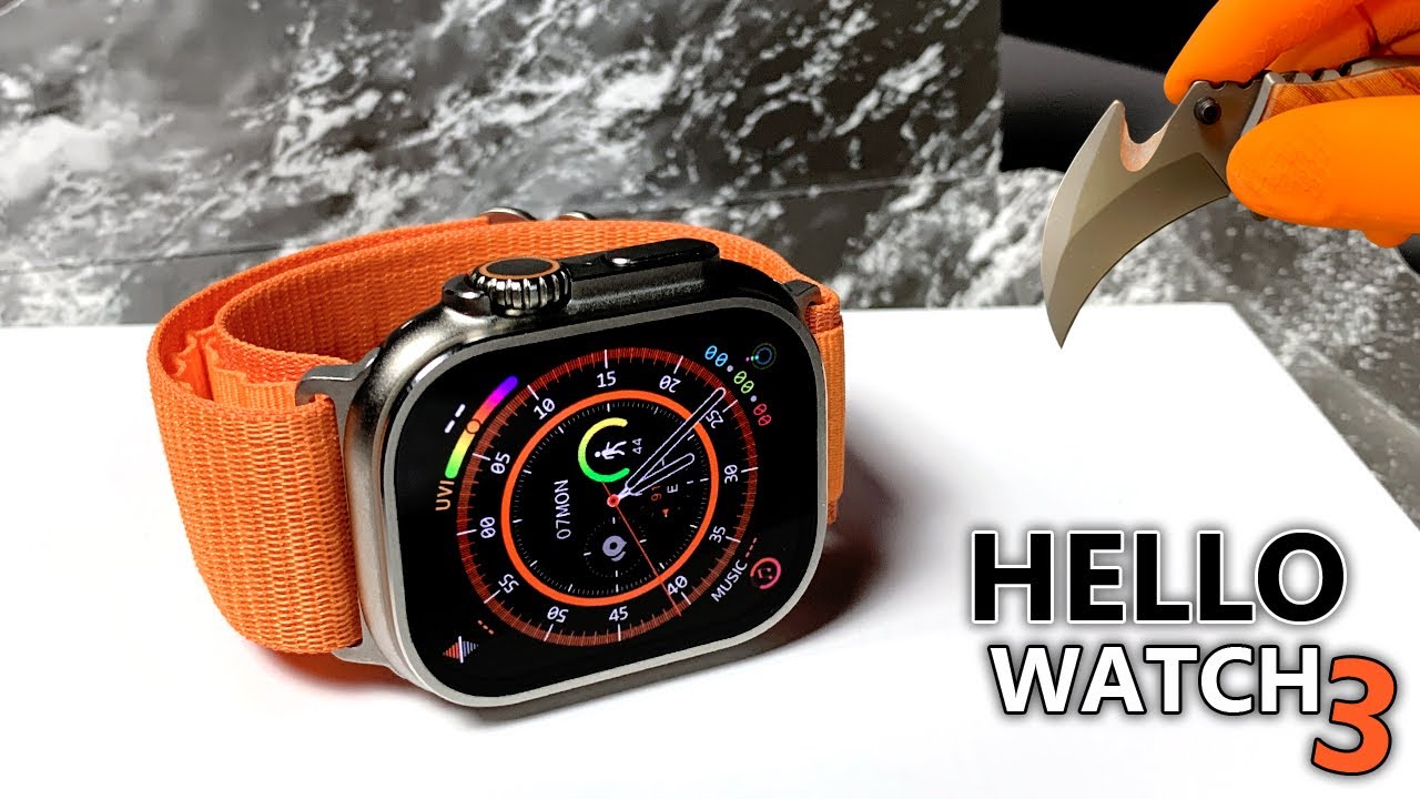 Hello Watch 3 AMOLED - Best Sport SmartWatch (Better than HK9 Ultra 2!) Full Review - ASMR