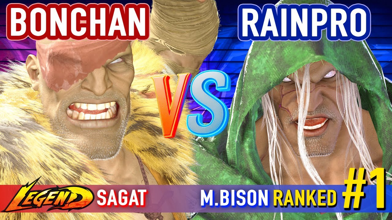 SF6 ▰ BONCHAN (Sagat) vs RAINPRO (#1 Ranked M.Bison) ▰ High Level Gameplay