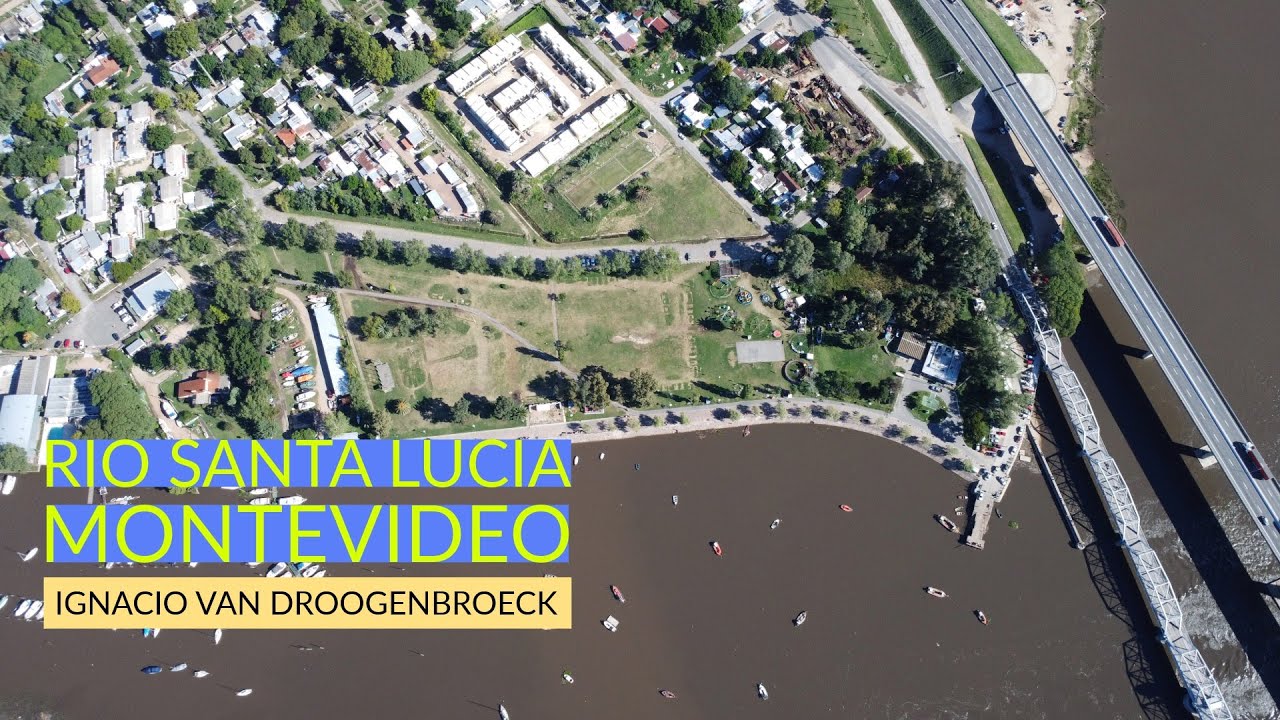 #DroneTour - Rio Santa Lucia, #Montevideo, #Uruguay - #River #Nature [FullHD]