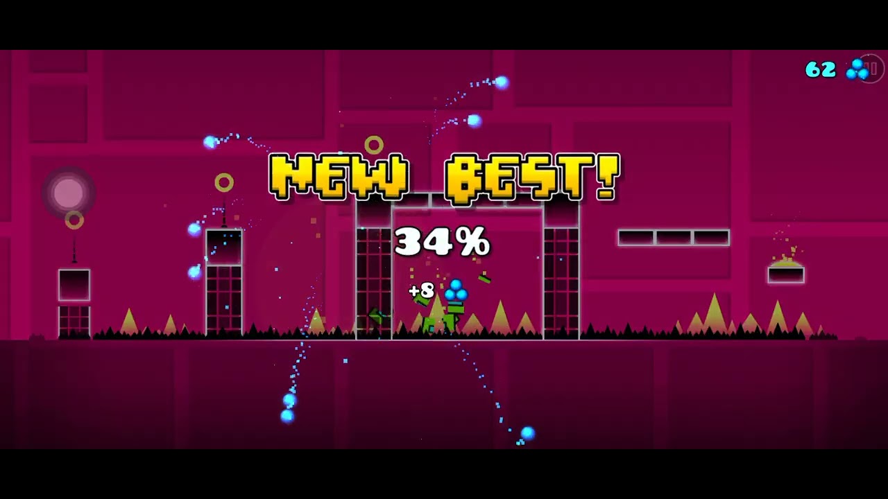 Nhịp Điệu Âm Nhạc - Geometry Dash - Episode 1: Hoàn thành 2 bản nhạc Stereo Madness & Back On Track
