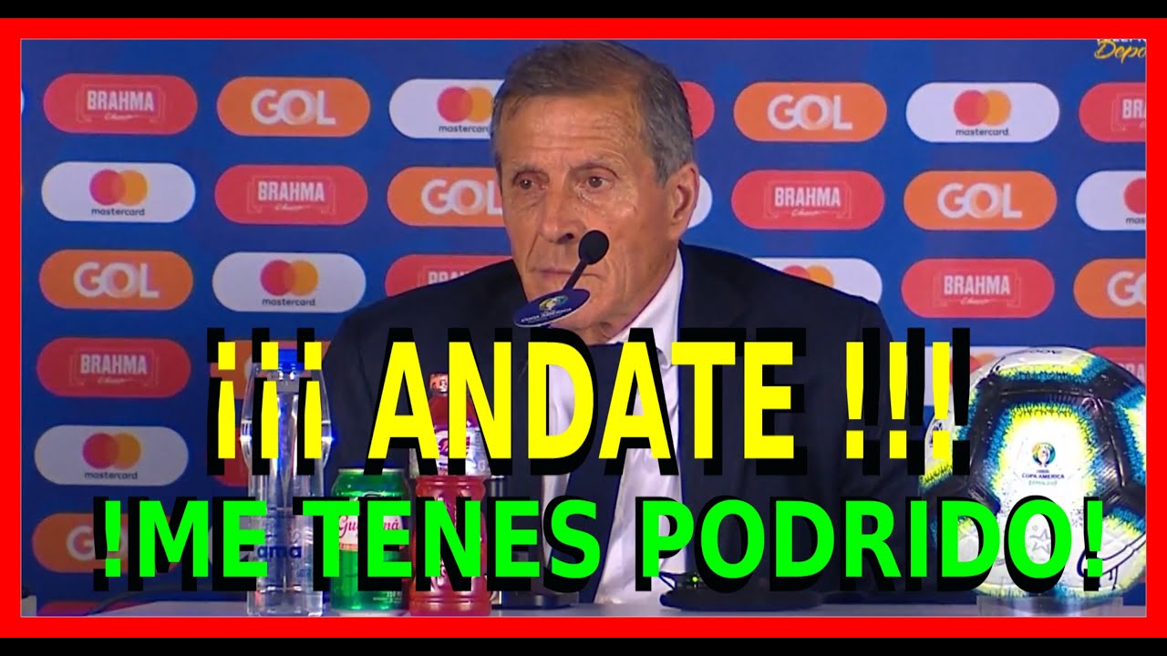 ⚽ BRASIL 4 URUGUAY 1 TABAREZ ME TENES PODRIDO ANDATE PERIODISTAS ALCAHUETES DE TABAREZ