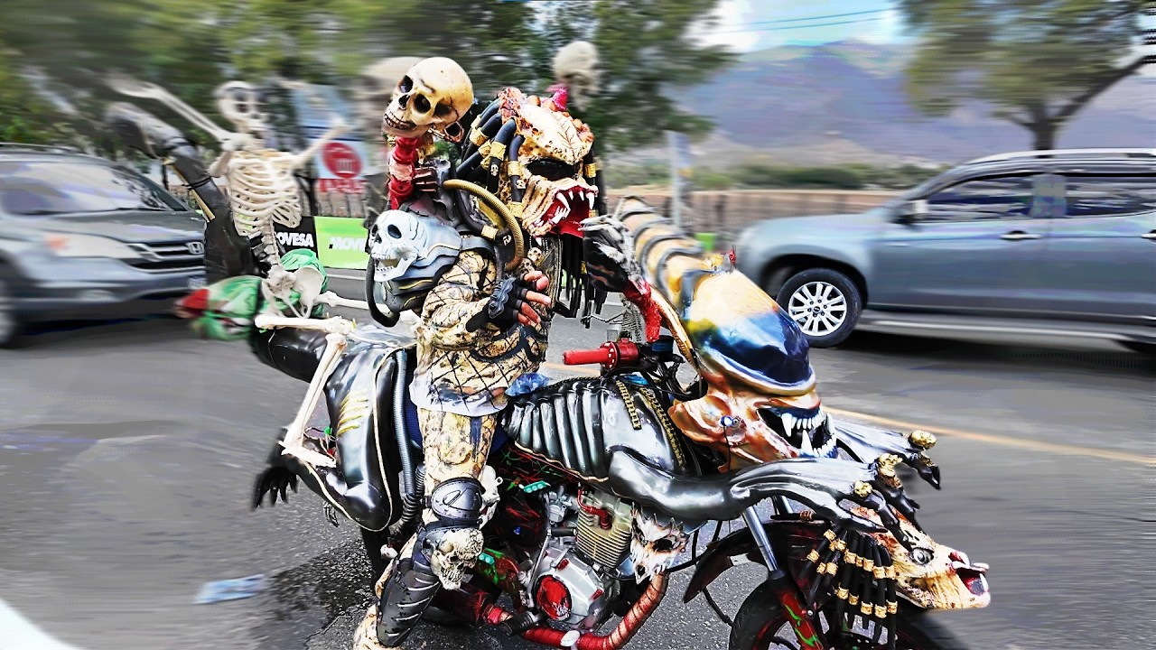 Esta es la CARAVANA de MOTOS mas loca del MUNDO