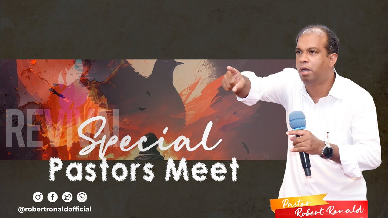 🔴LIVE | Special Pastors Meet | OBC | Munainchipatie | Pr.K.M Robert Ronald | ROHiM