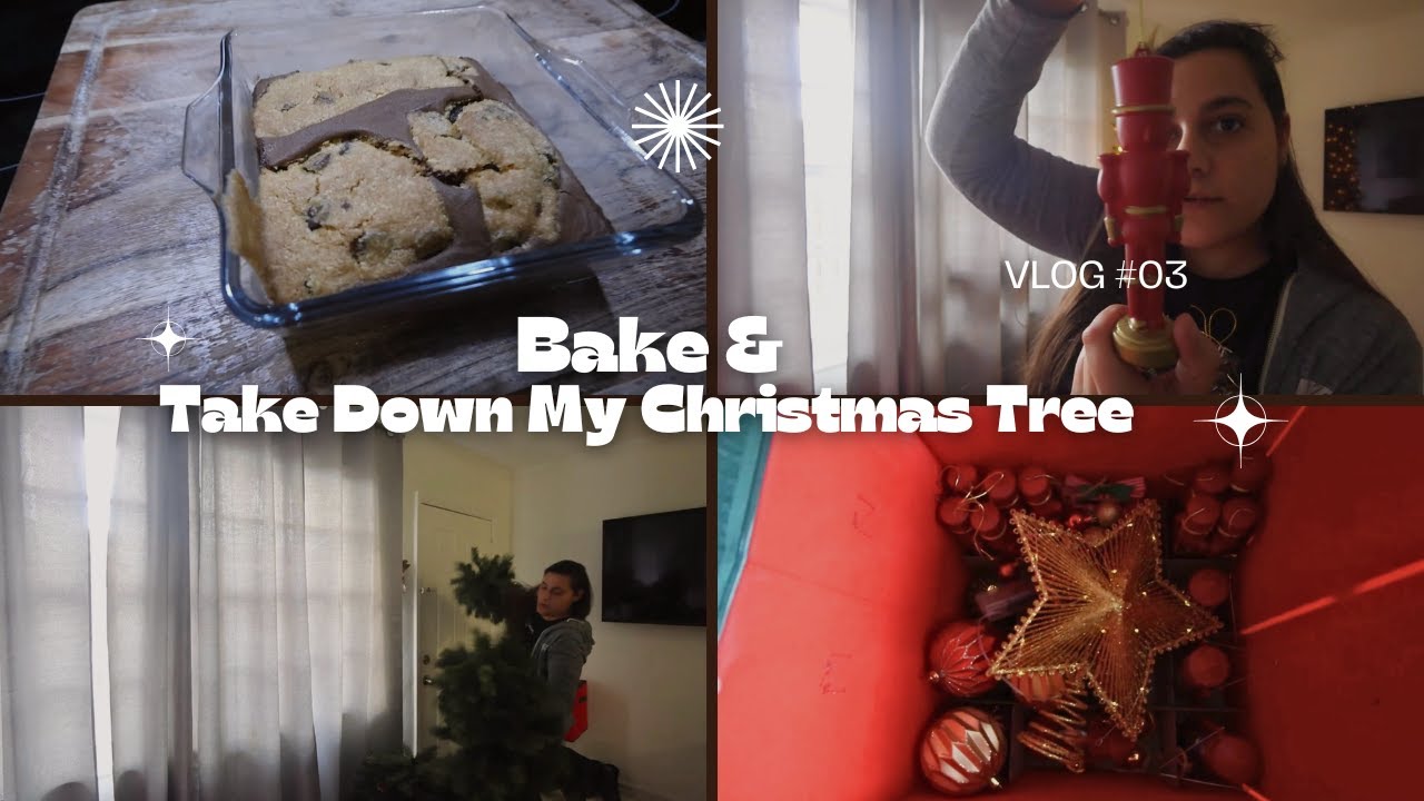 Attempting to Bake In My Air Fryer & Taking Down My Christmas Tree 🎄  