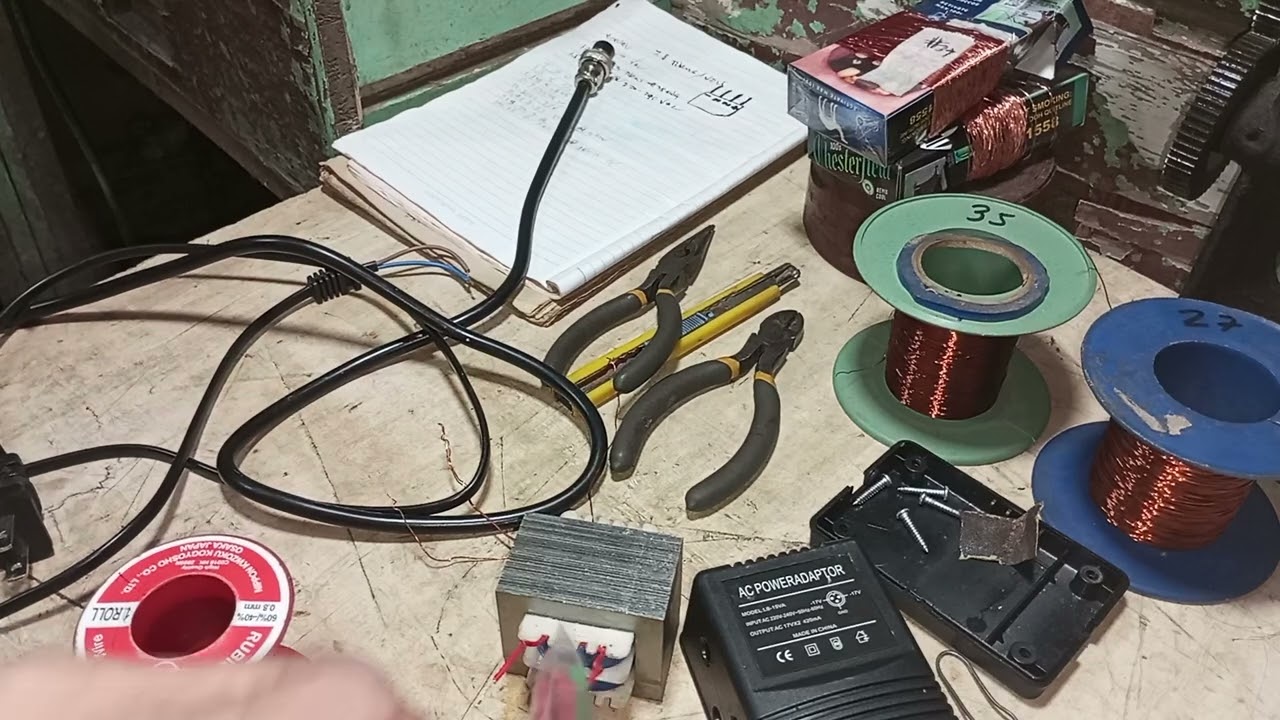 audio mixer/ equalizer AC power adaptor rewinding...madaling uminit...