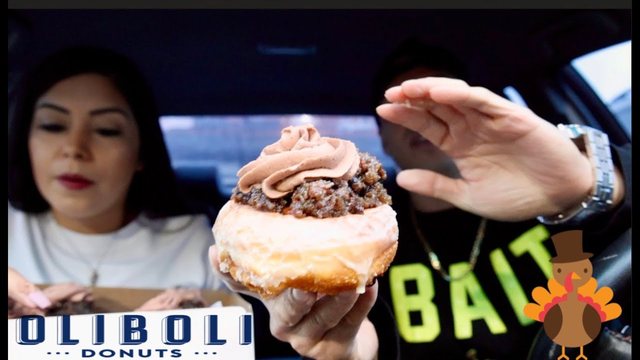 День читинга | ЕДА в лучшем магазине пончиков в округе Ориндж: Oliboli Donuts MUKBANG при участии...
