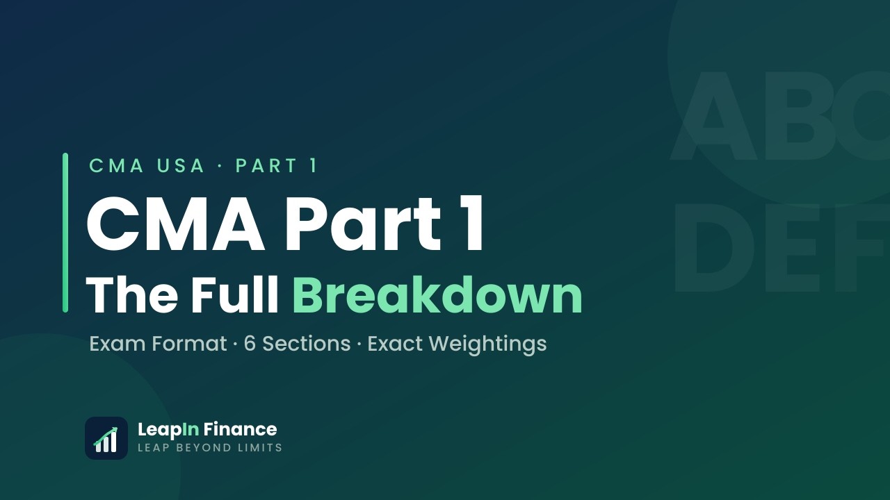 What's on the CMA Part 1 Exam? Full Breakdown (2026)