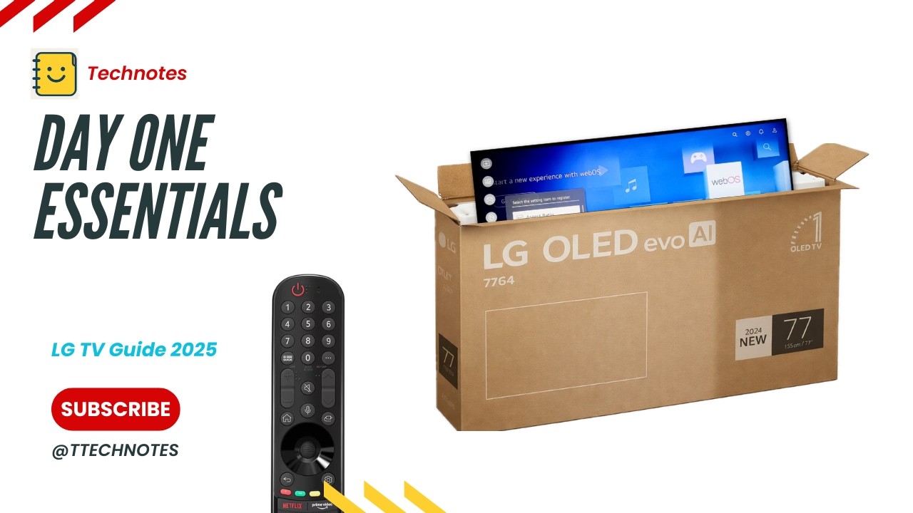 LG Smart TV Day One Setup (2026 Guide)