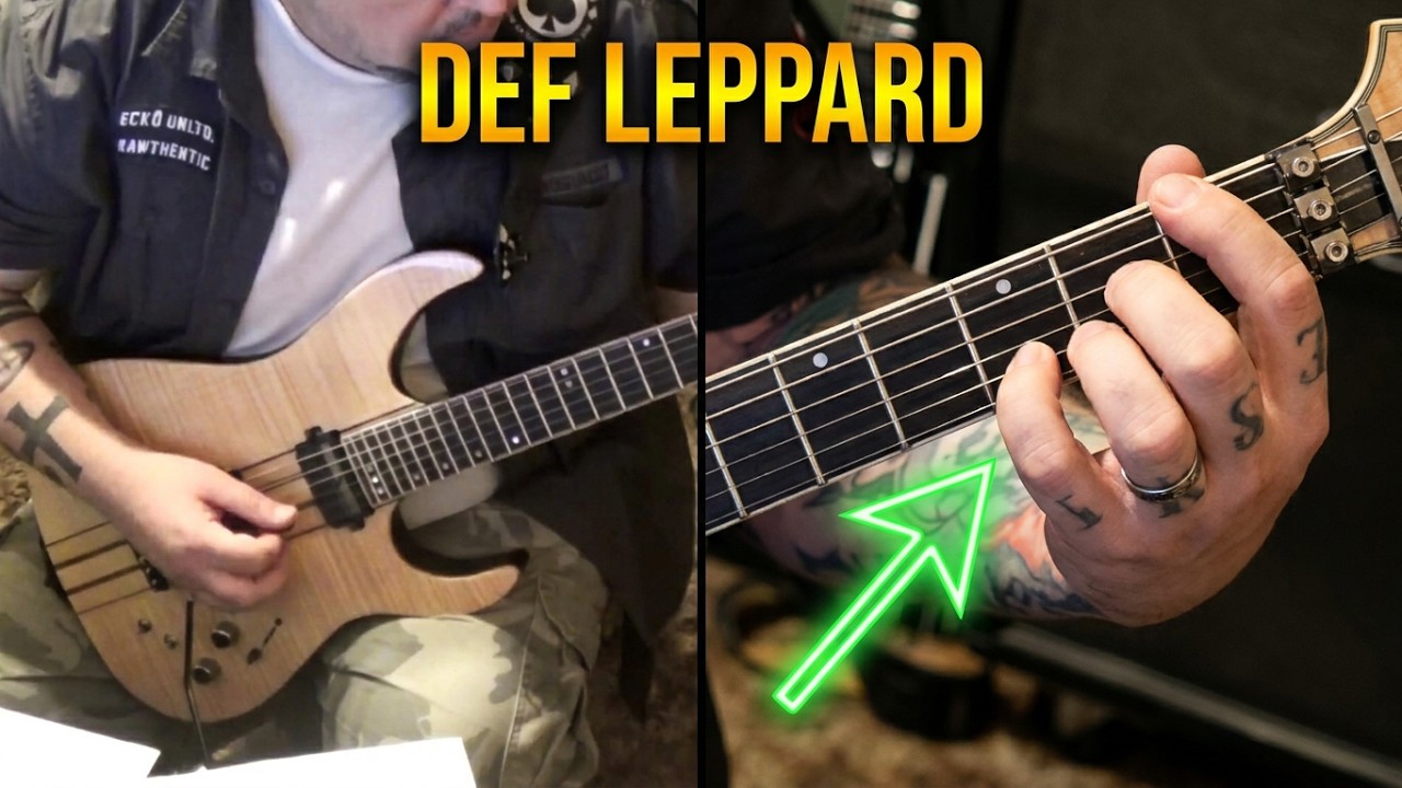 Def Leppard Bringin On The Heartbreak Guitar Lesson + Tutorial