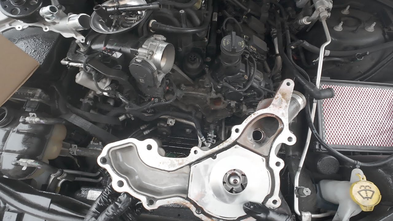 2019 Dodge Durango water pump replacement 3.6L v6