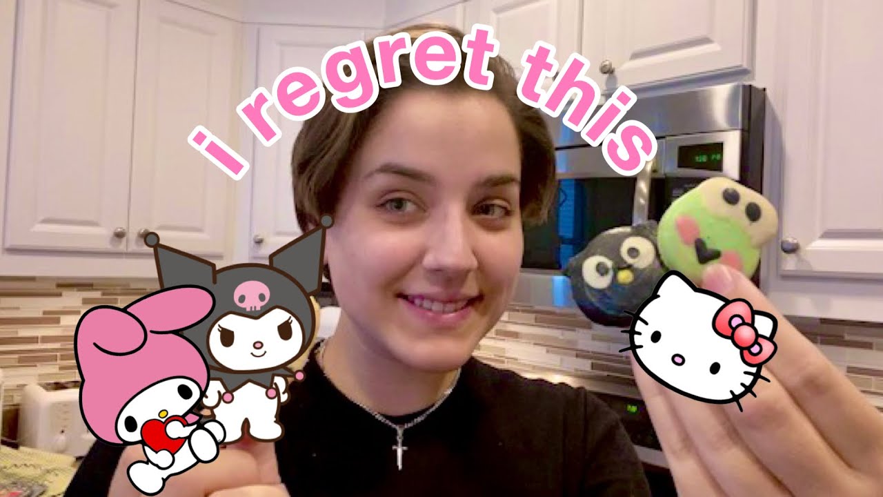 i baked sanrio macarons and suffered