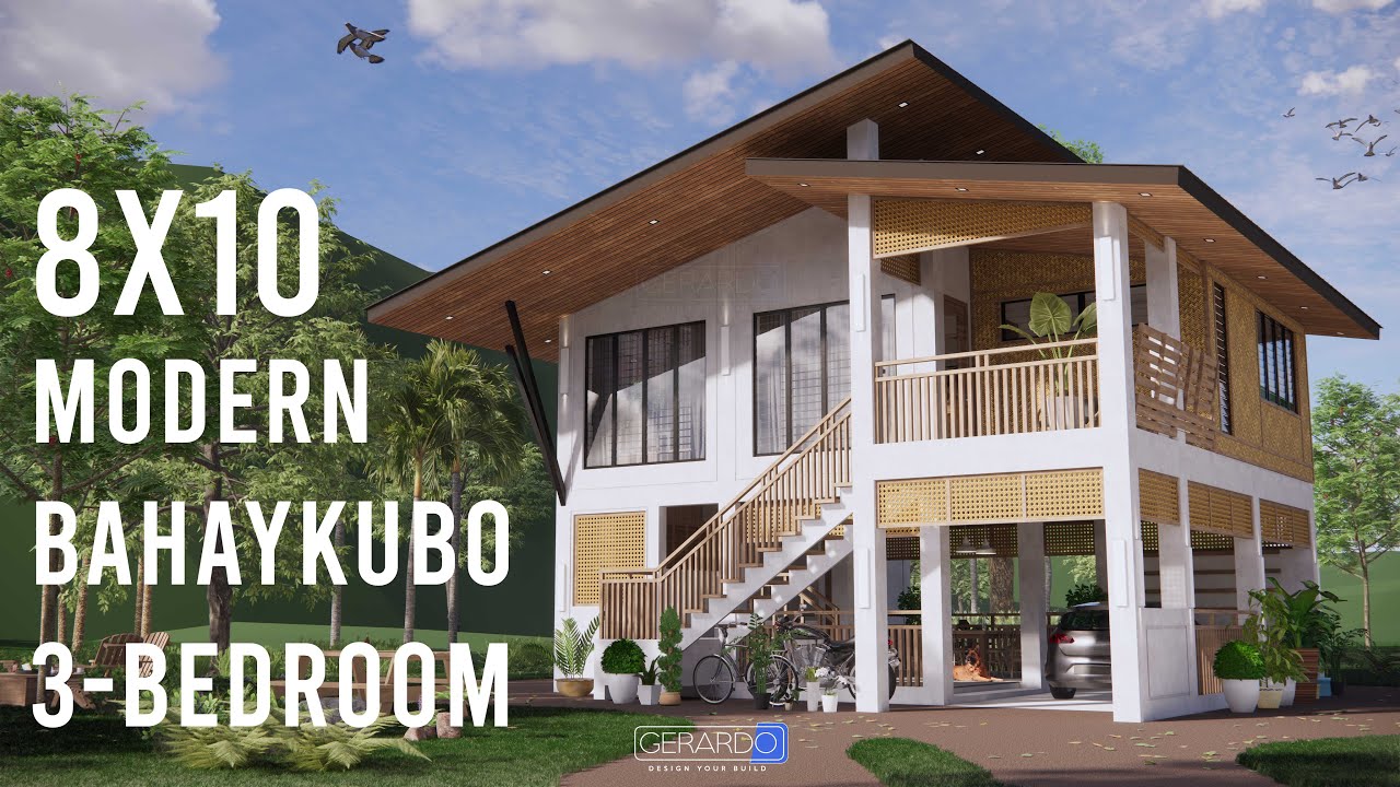 8.8M X 10M | Modern Bahay Kubo | 3-Bedroom