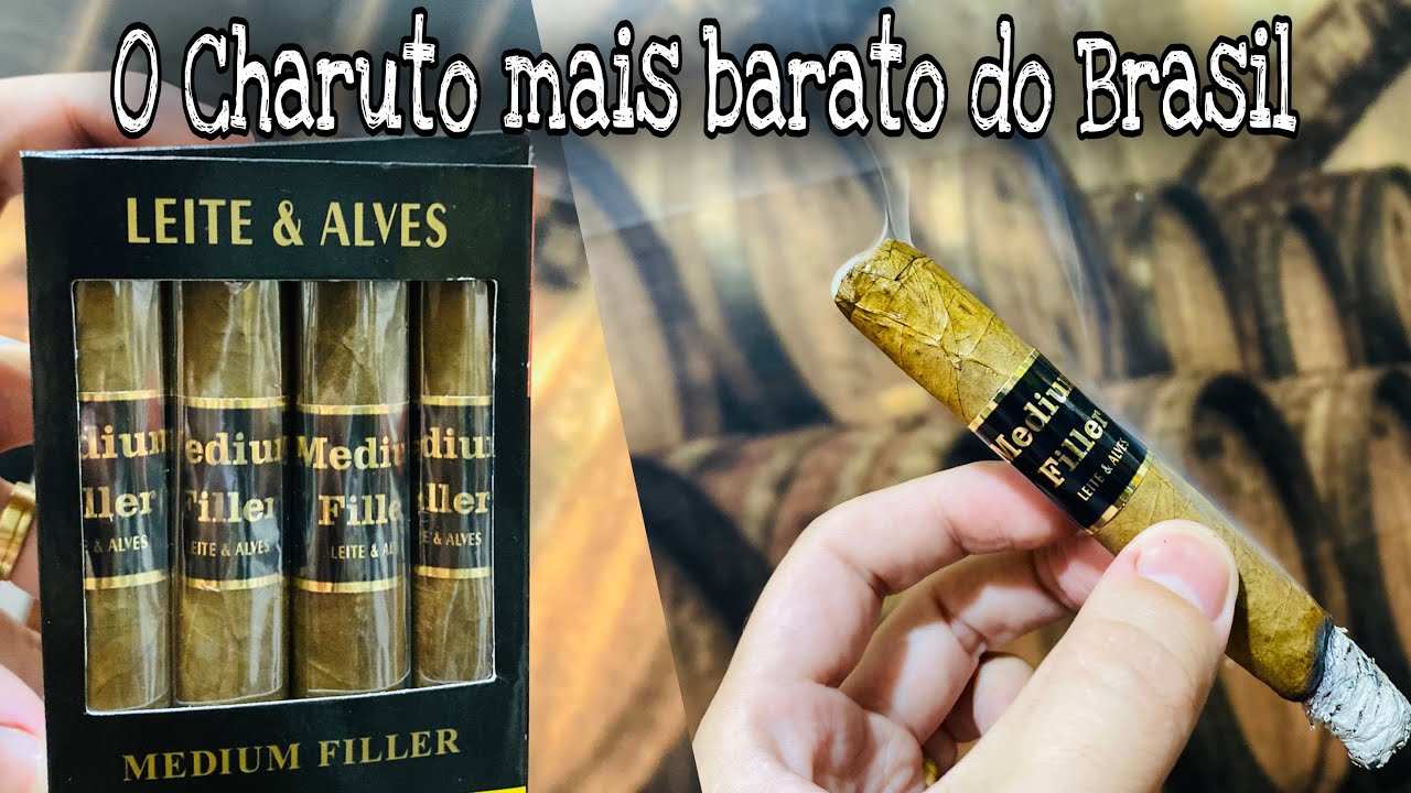 Charuto Leite & Alves (Medium Filler) | O mais barato do Brasil