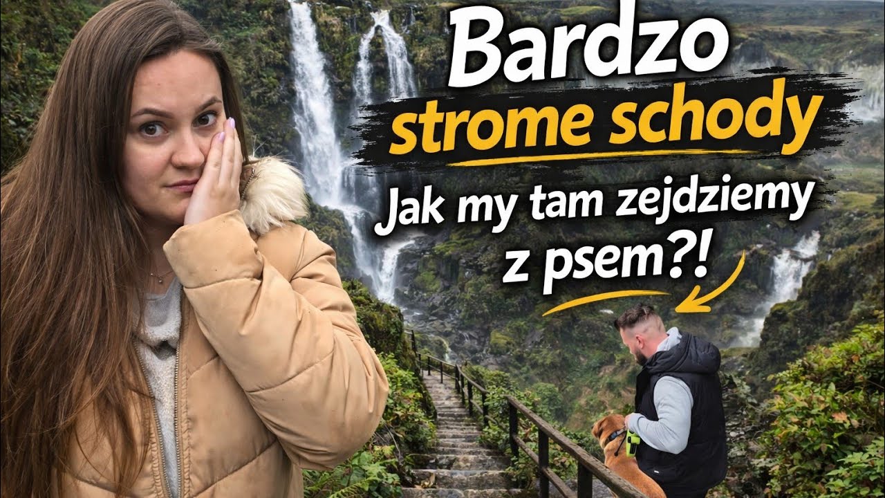 Niebezpieczne schody! Jak my tam zejdziemy z psem?!