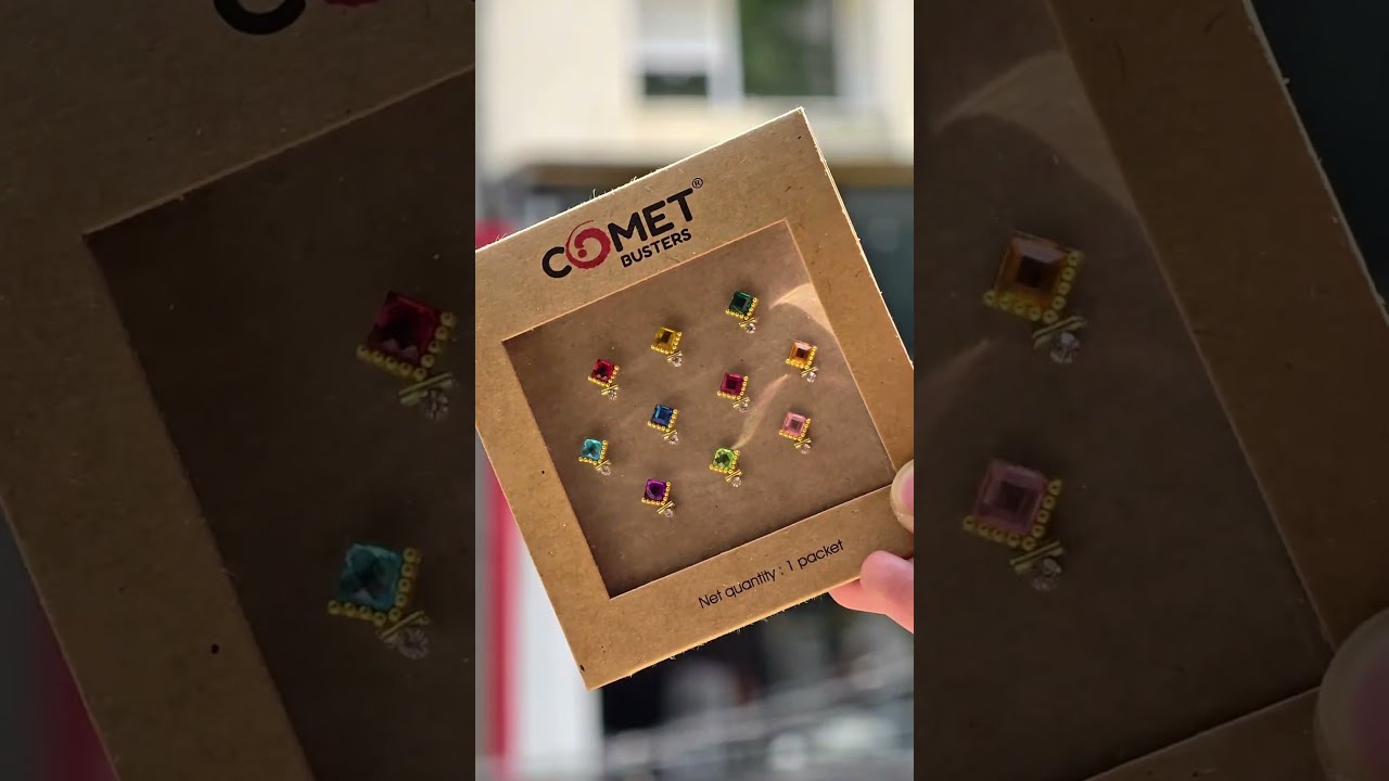 Kolekcja Bindi Comet Busters Stone Designer 💎 | Piękna i stylowa Bindi Designer #bindi #stone