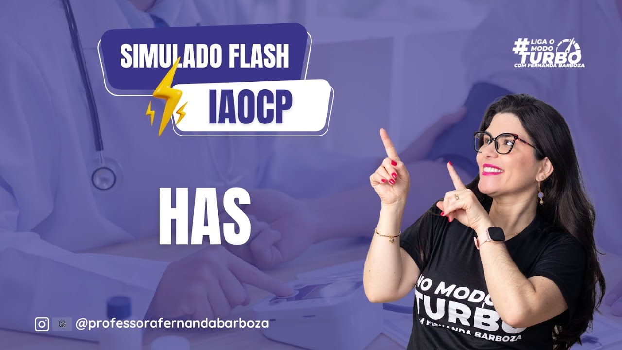 Simulado Flash - HAS - Fernanda Barboza
