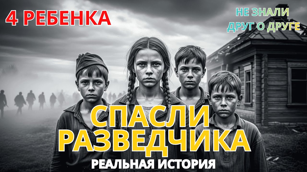 4 ребёнка спасли советского разведчика — не зная друг о друге  Подлинная история